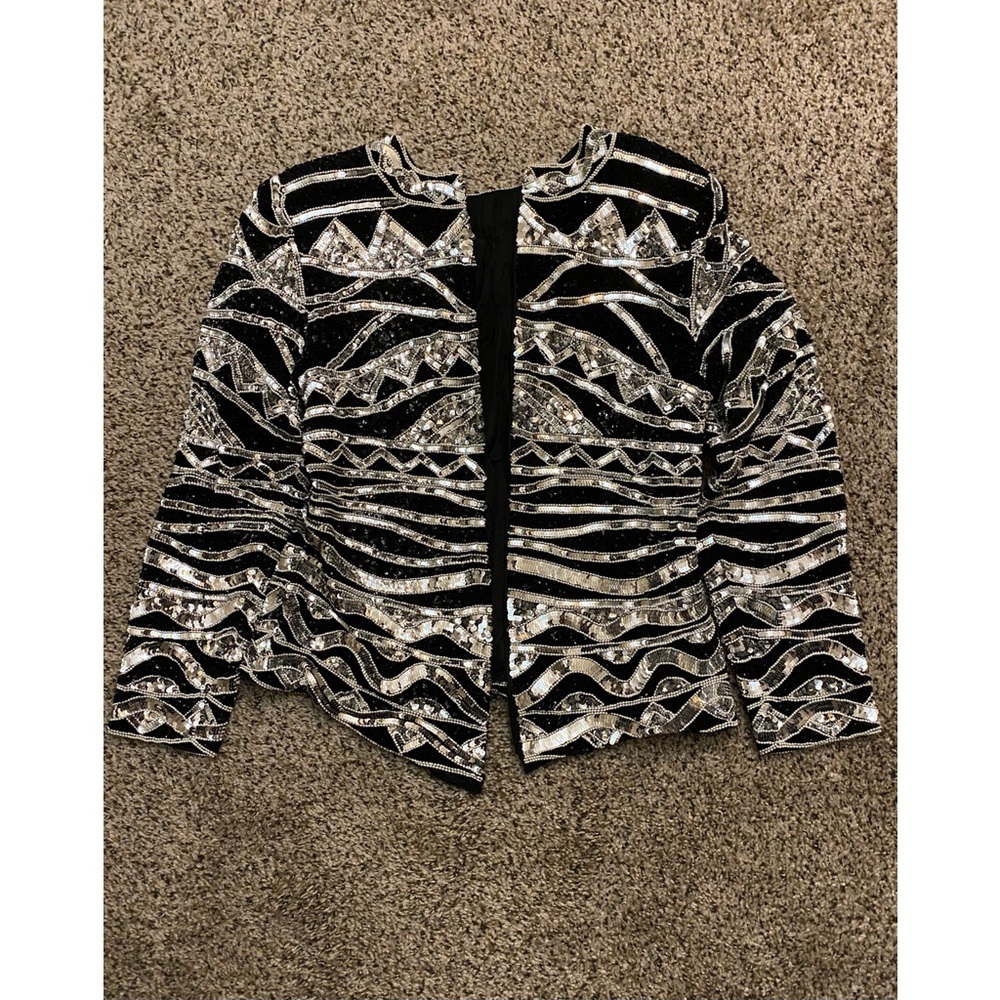 Retro Sequin Beaded Jacket